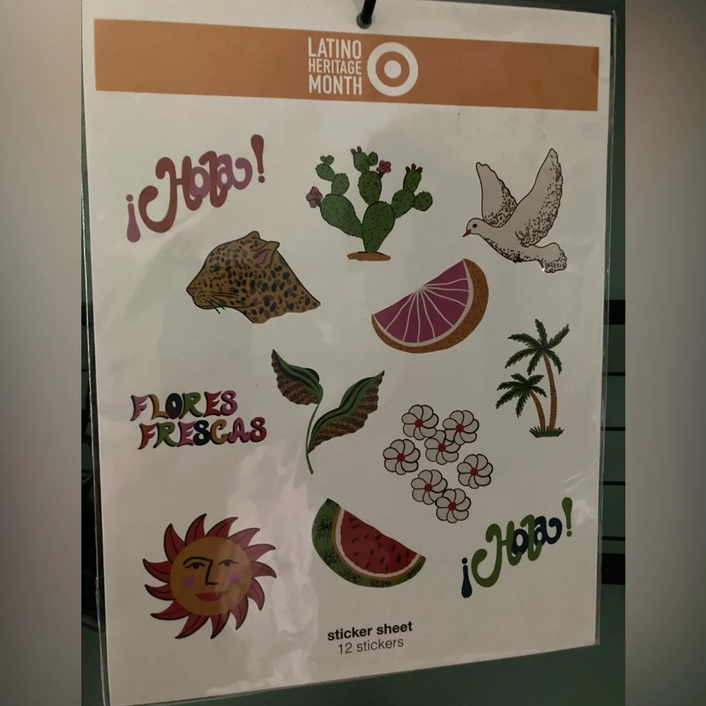 Latina Fuerte Heritage Stickers Sheet